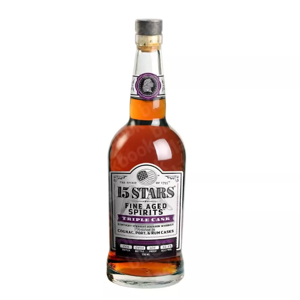 15 Stars Triple Cask Bourbon (750ml)