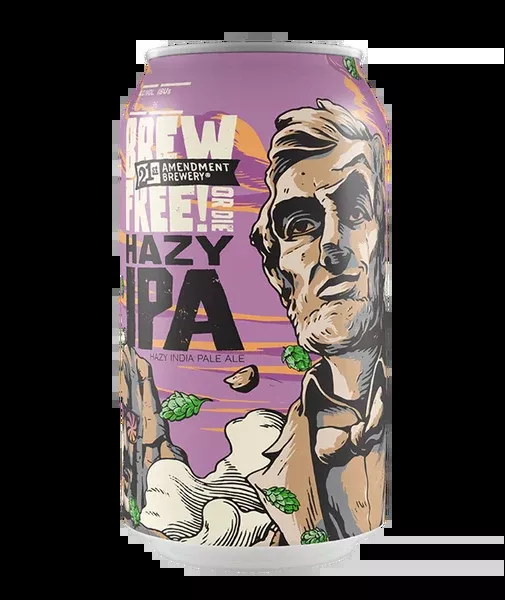 21st Amendment Brew Free! Or Die Hazy IPA