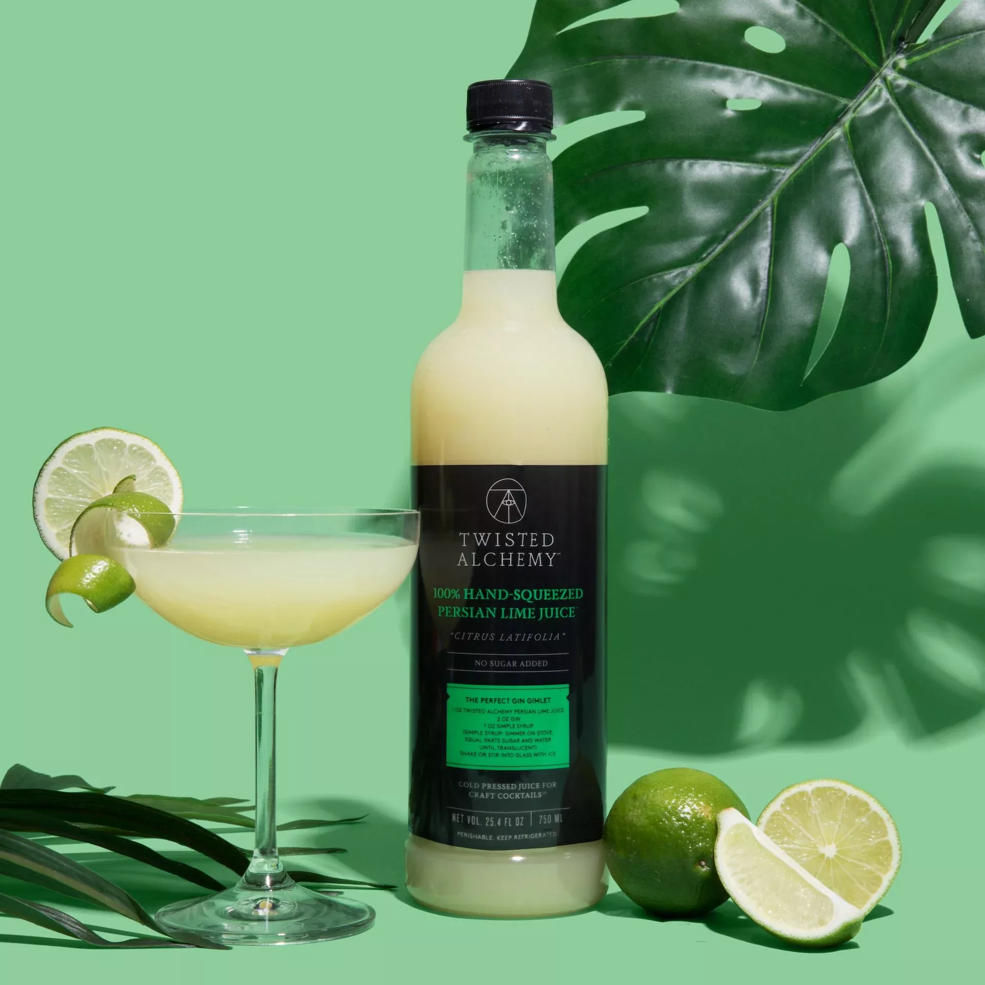 25.4oz 100% HAND-SQUEEZED PERSIAN LIME JUICE COLD PRESSED