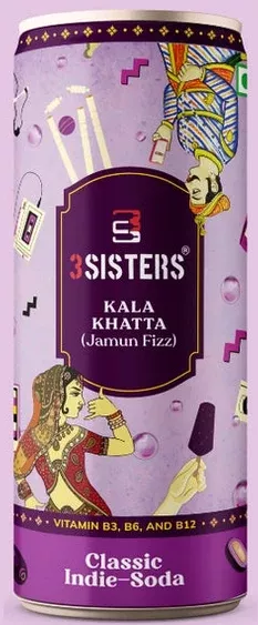 3 Sisters Kala Khatta Indie Soda