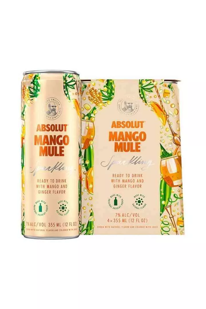 Absolut Cocktail – Mango Mule 4pk 355mL