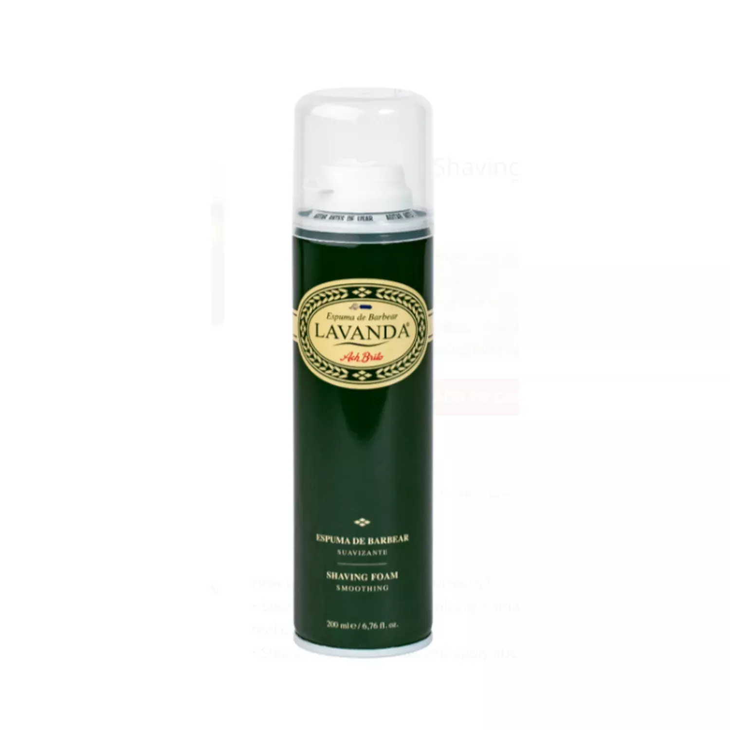 Ach. Brito Lavanda Shaving Foam