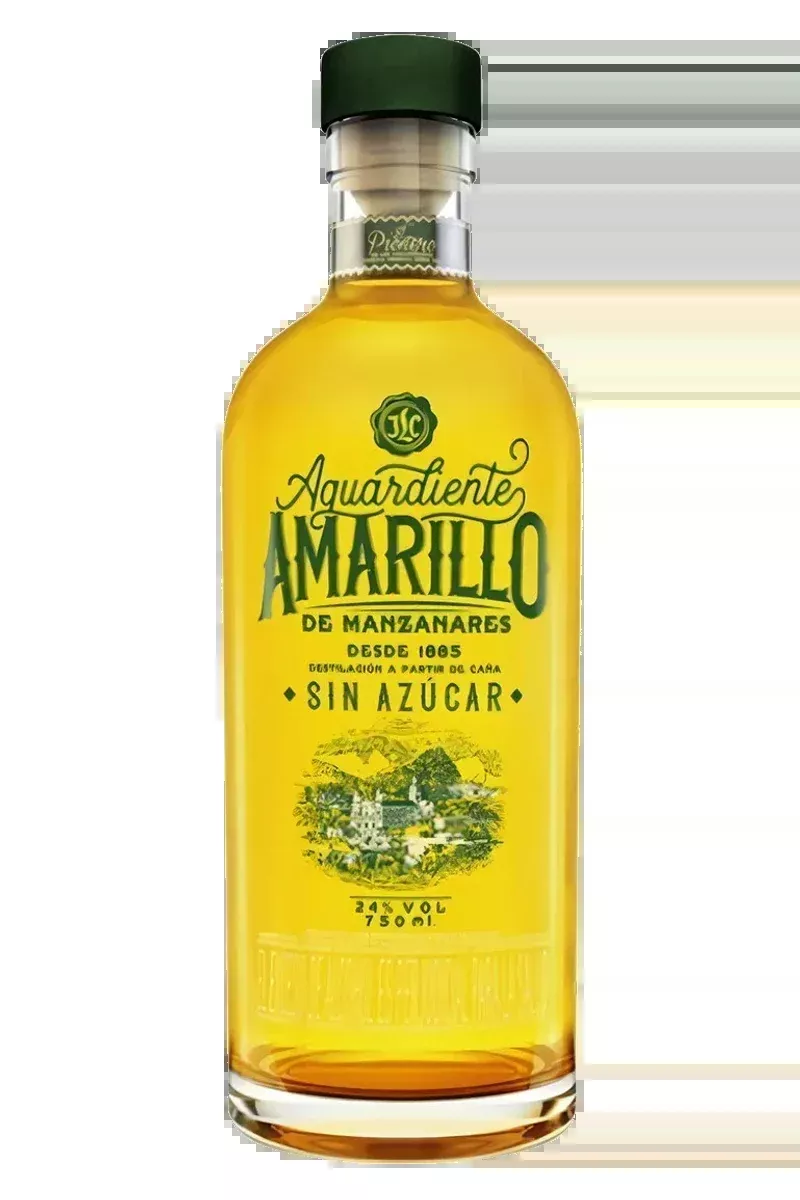 Aguardiente Amarillo de Manzanares Brandy 750mL