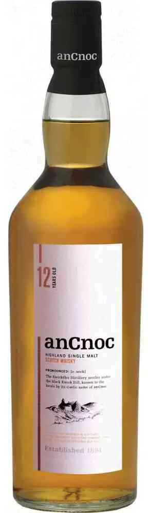 Ancnoc – 12 Yr Single Malt 750mL