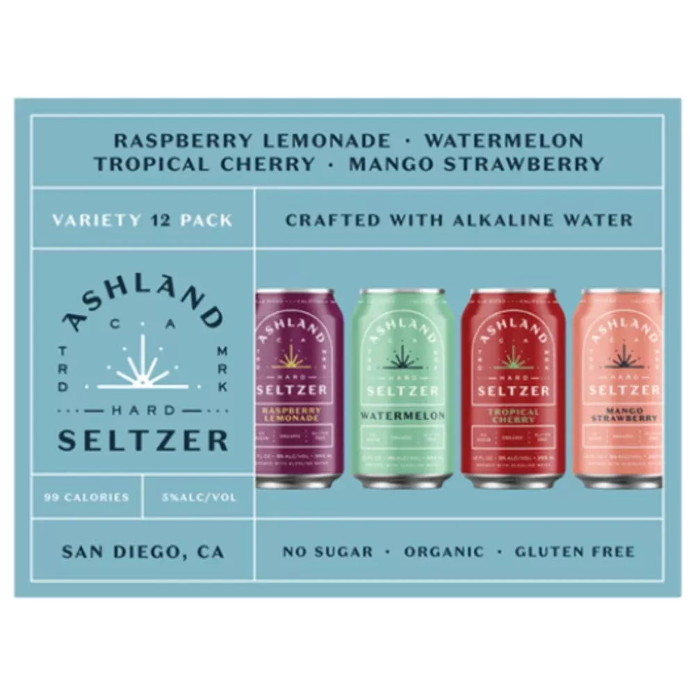 Ashland Tropical Hard Seltzer Variety Pack 12pk