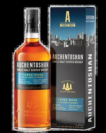 Auchentoshan Single Malt Scotch Three Wood