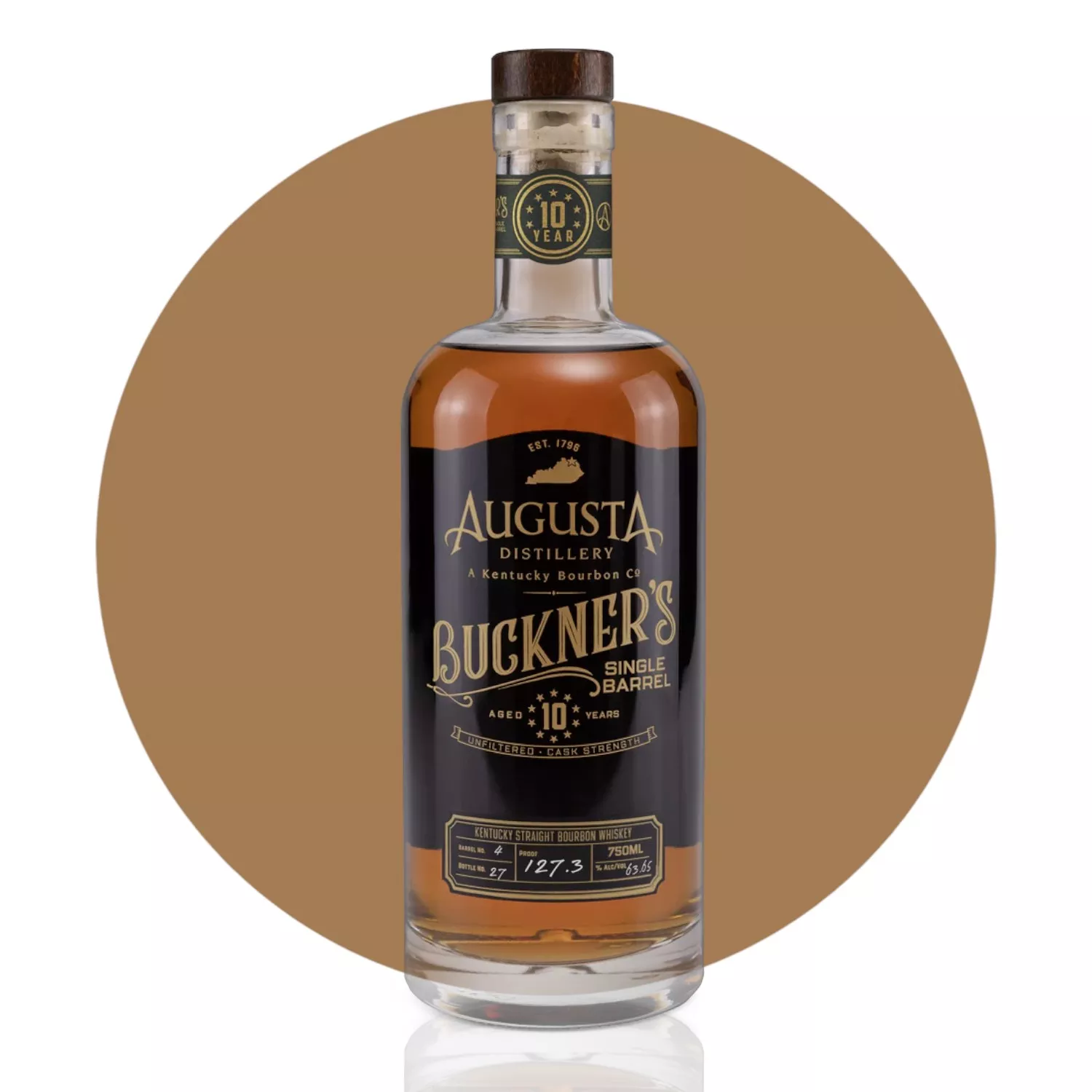 Augusta Buckner’s 10 Year Single Barrel Bourbon Whiskey
