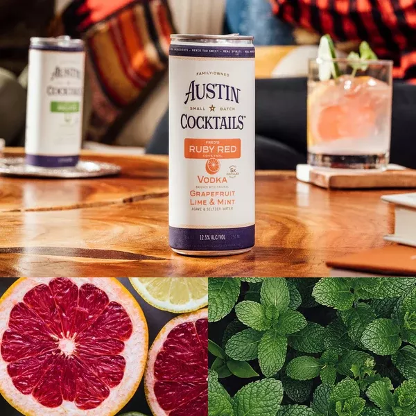 Austin Cocktails Grapefruit, Lime and Mint Cocktail