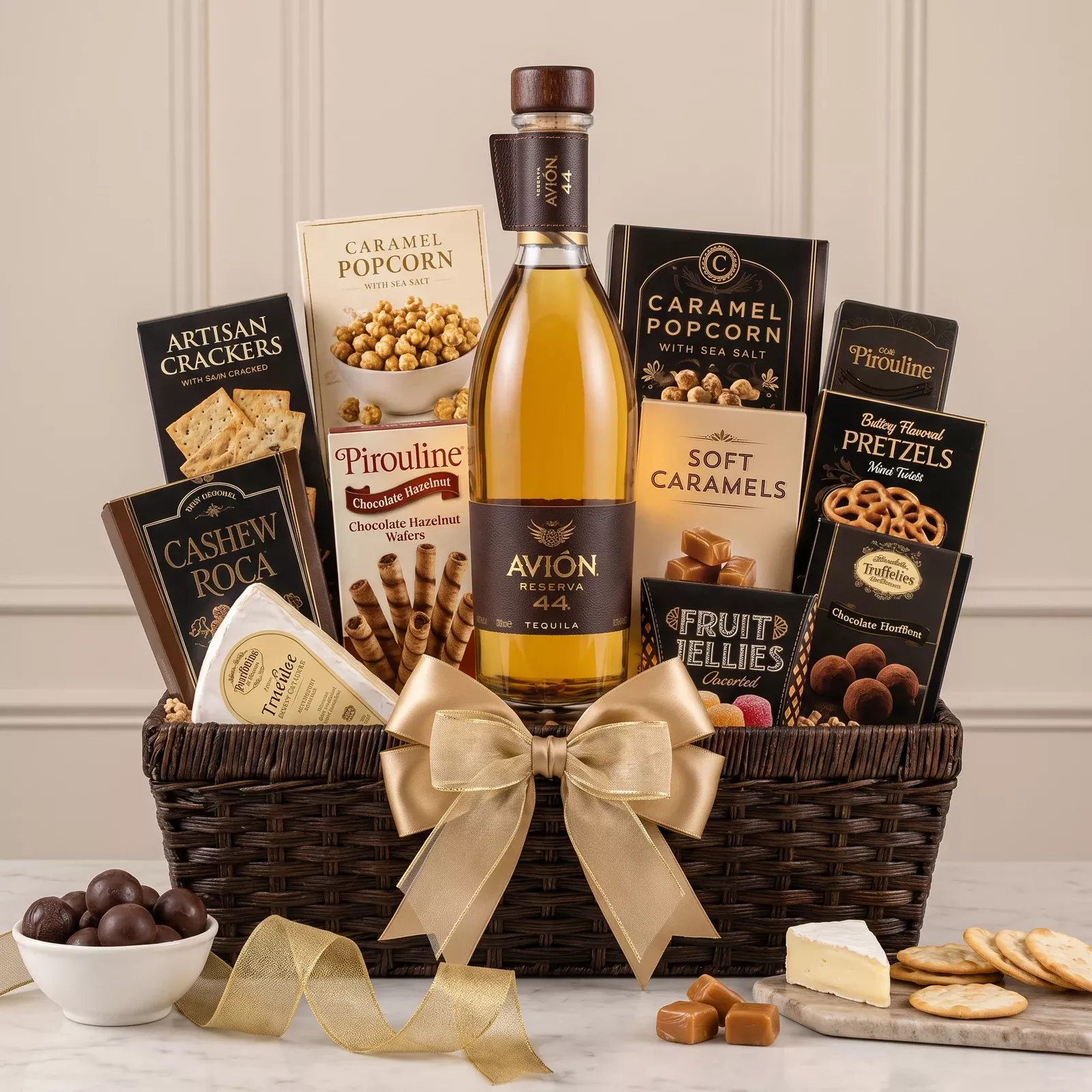 Avion 44 Extra Anejo Tequila Gift Basket