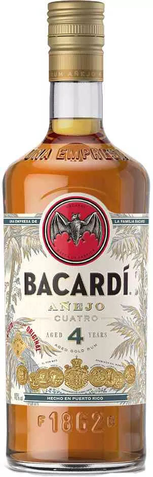 Bacardi – Anejo Cuatro 750mL