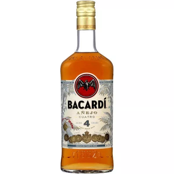 Bacardi Anejo Quatro Rum Aged 4 years