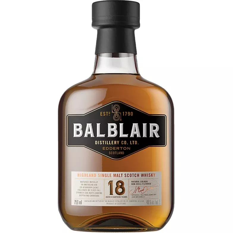Balblair 18 Year Old Scotch Whisky
