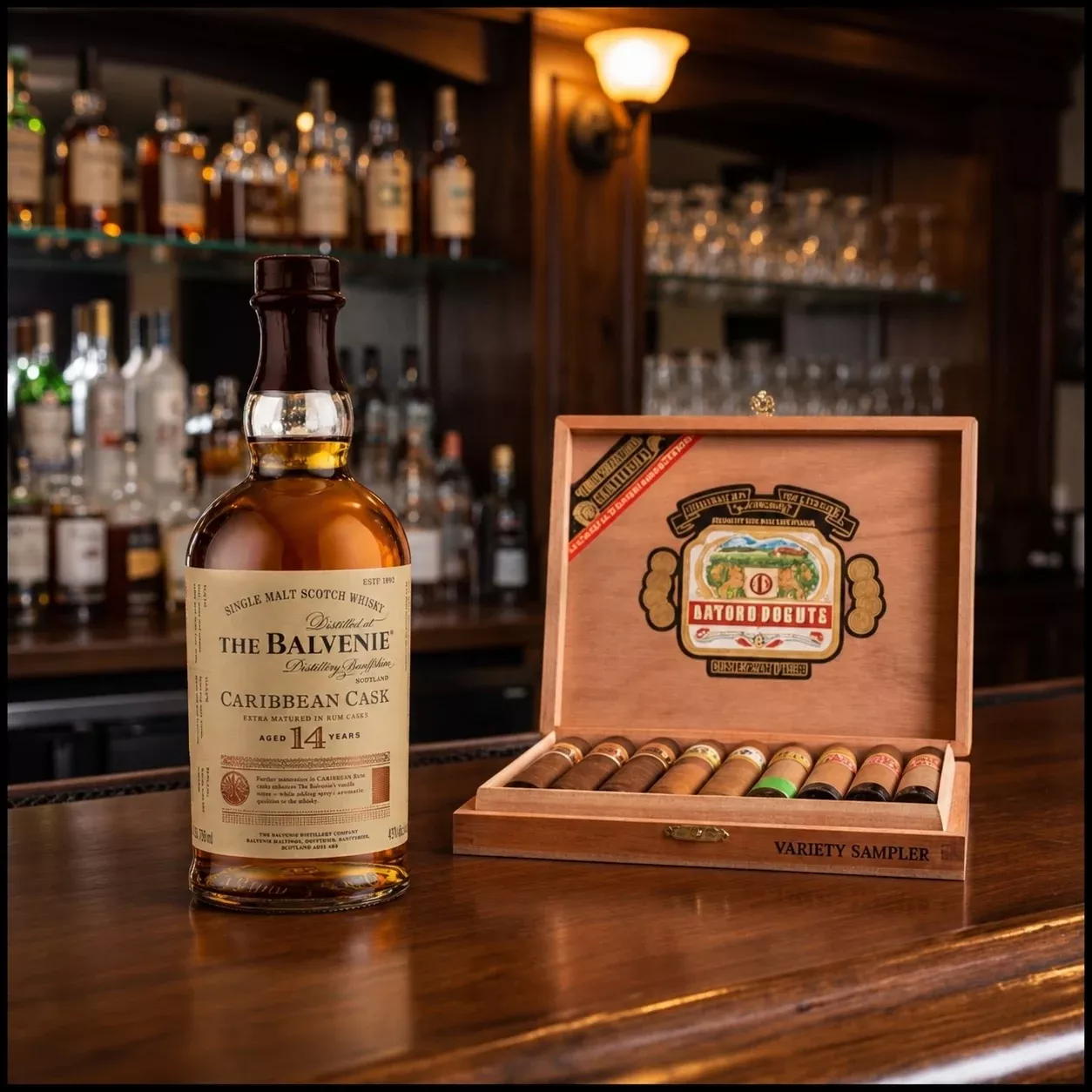 Balvenie Caribbean Cask Scotch & Arturo Fuente Cigar Pairing Gift Set