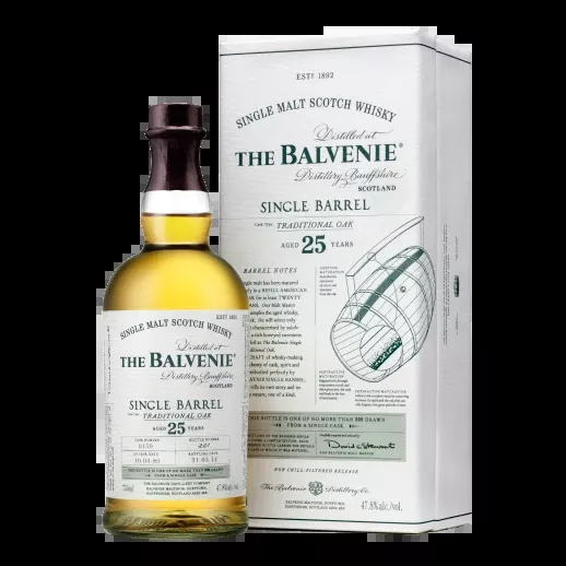 Balvenie Scotch 25YR Single Malt 750ML