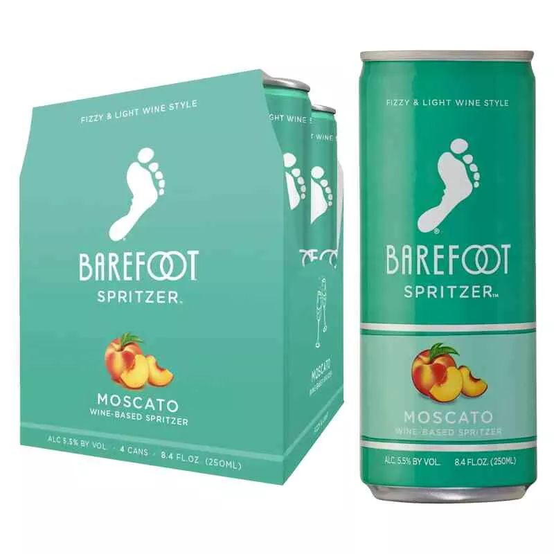 Barefoot Spritzer – Moscato 4pk 250mL