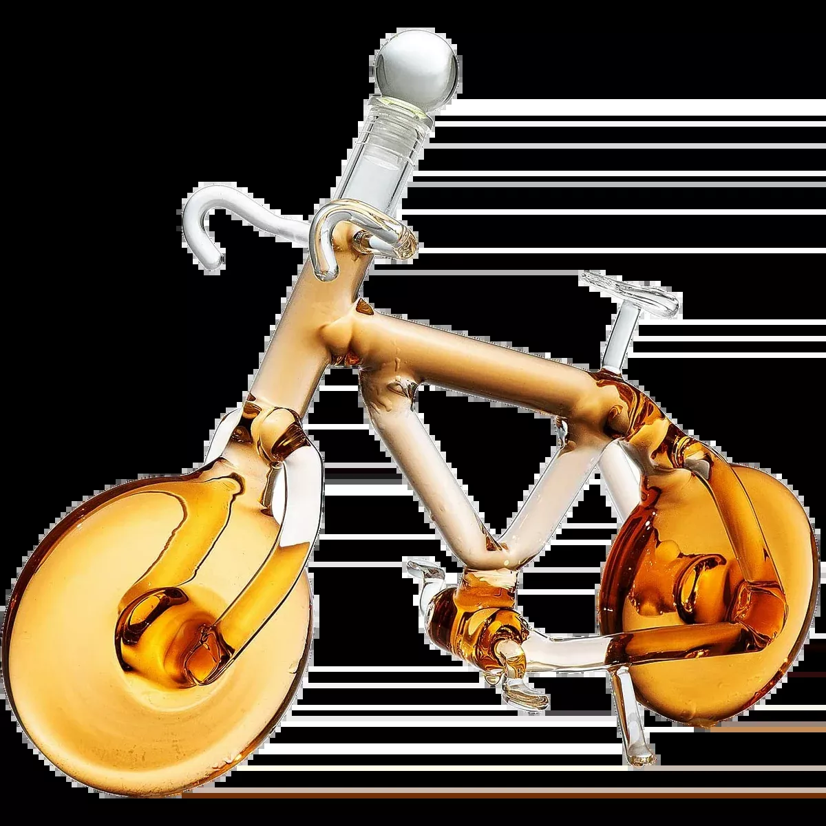 Bicycle Wine Whiskey Decanter 200ML By Bike Decanter For Bourbon And Scotch Biker Gi