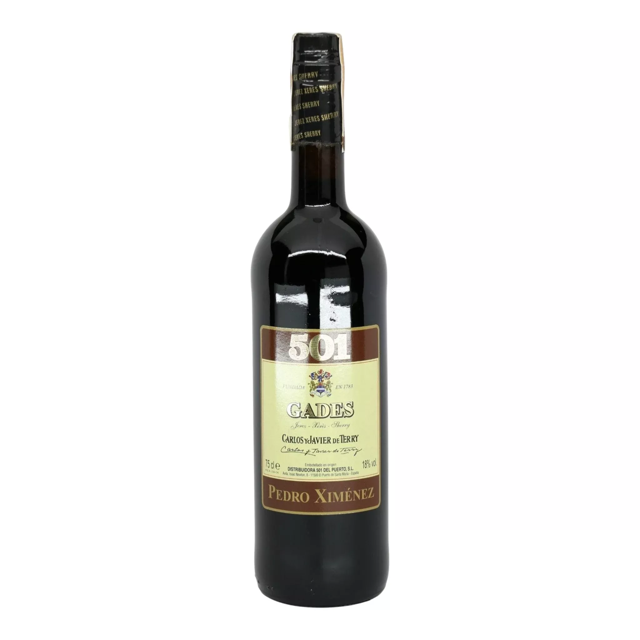Bodegas 501 Gades Pedro Ximenex Viejo Sherry NV