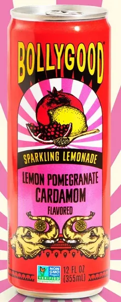Bollygood Lemon Pomegranate Cardamom Soda