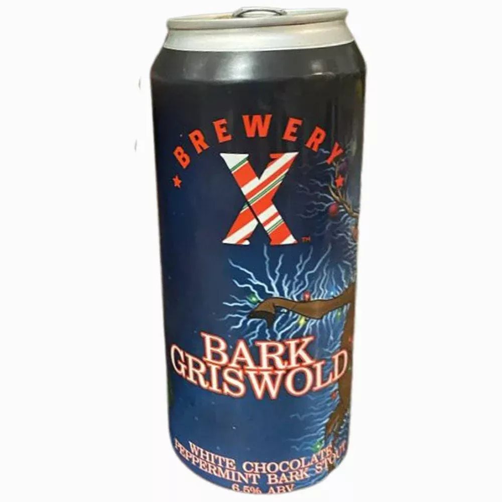 Brewery X Bark Griswold White Chocolate Peppermint Bark Stout Beer