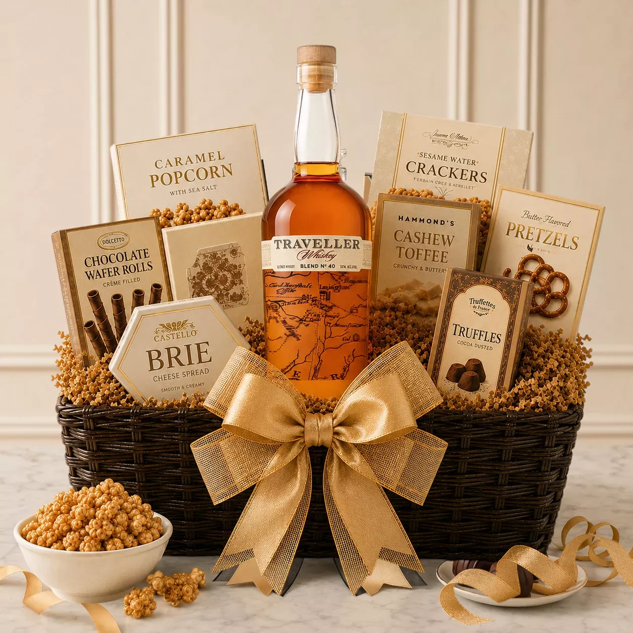Buffalo Trace Traveler Whiskey Gift Basket