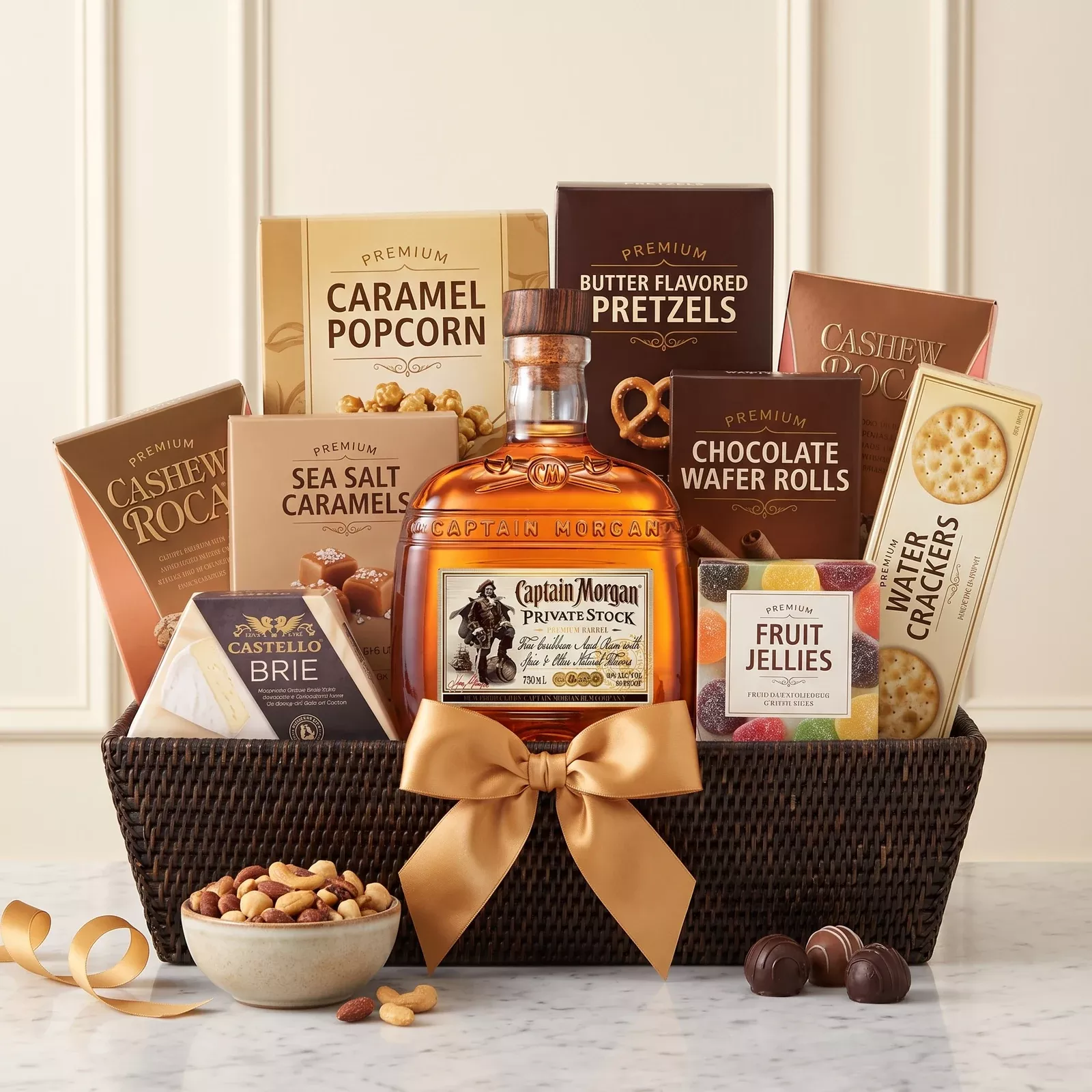 Captain Morgan Private Stock Rum Gift Basket