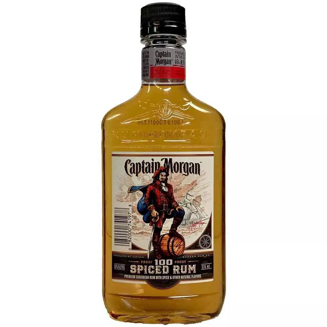 Captain Morgan – Spiced Rum 100 Proof 375mL