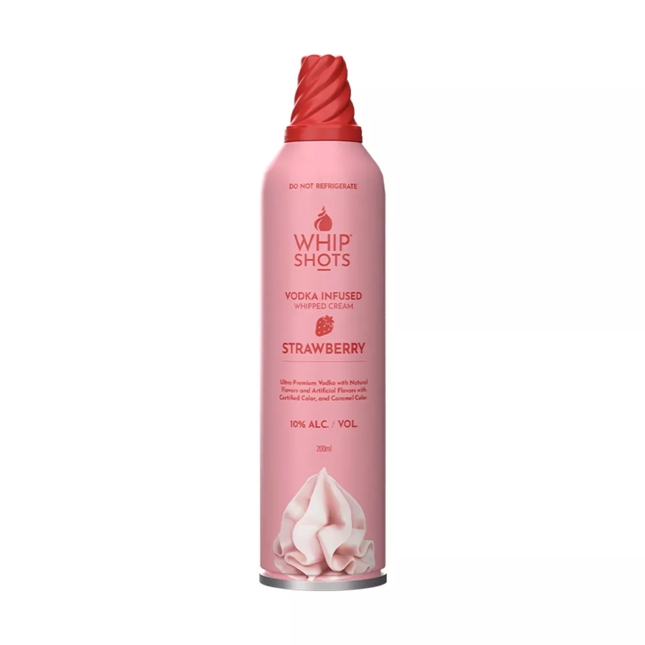 Cardi B's Whip Shots Vodka Infused Strawberry Whipped Cream 200ml