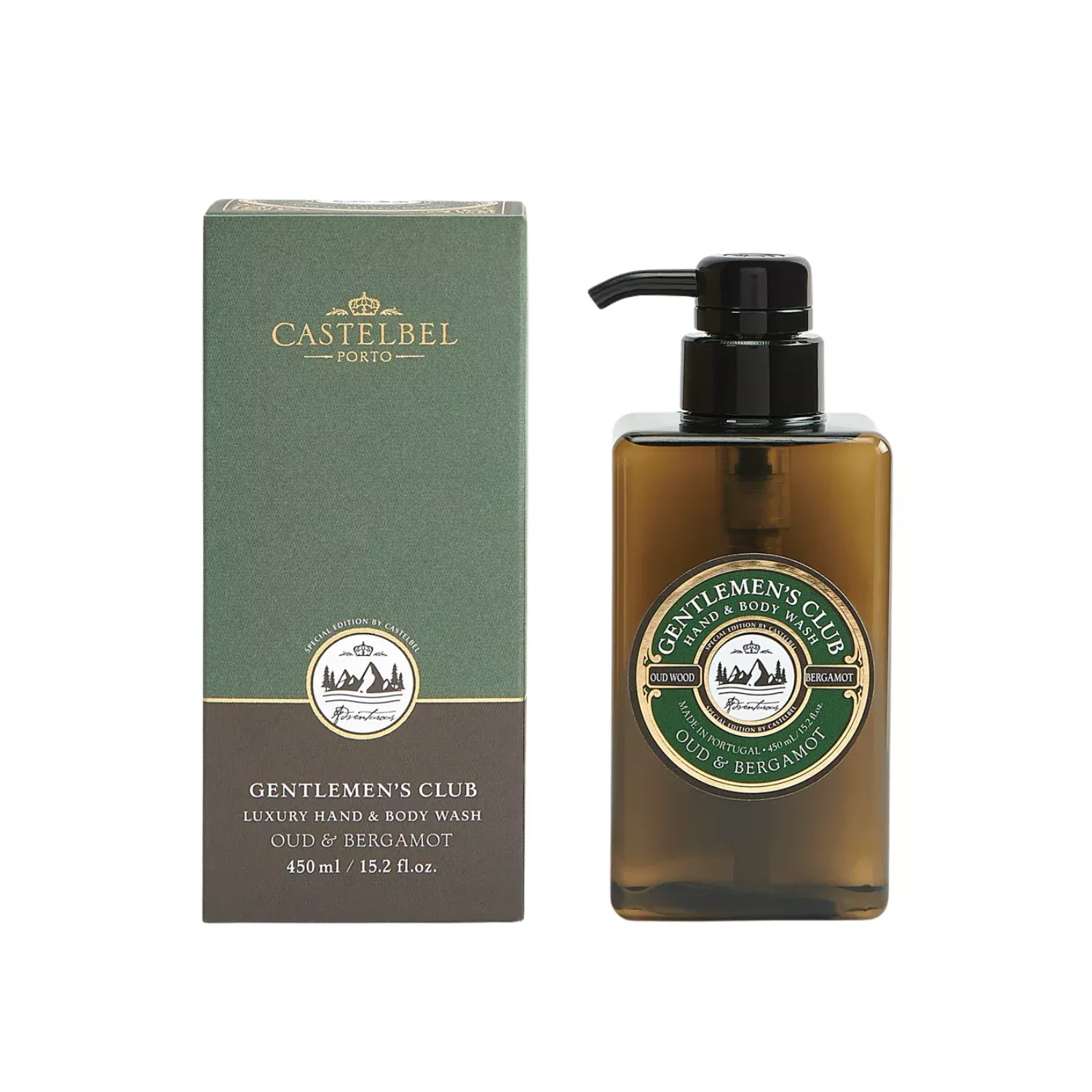 Castelbel Gentlemen's Club Oud & Bergamot Hand & Body Wash
