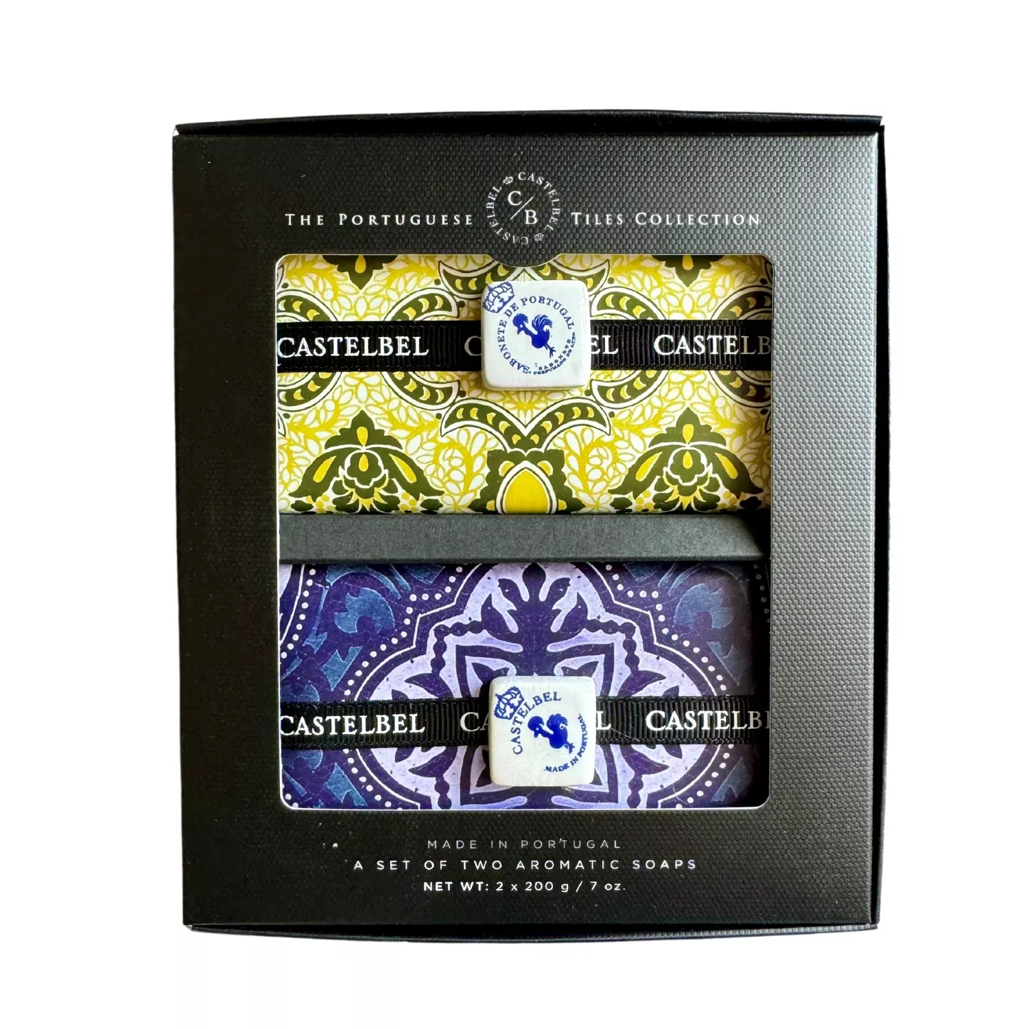 Castelbel Tile Cilantro Lime & Rhubarb Cassis Soap Set