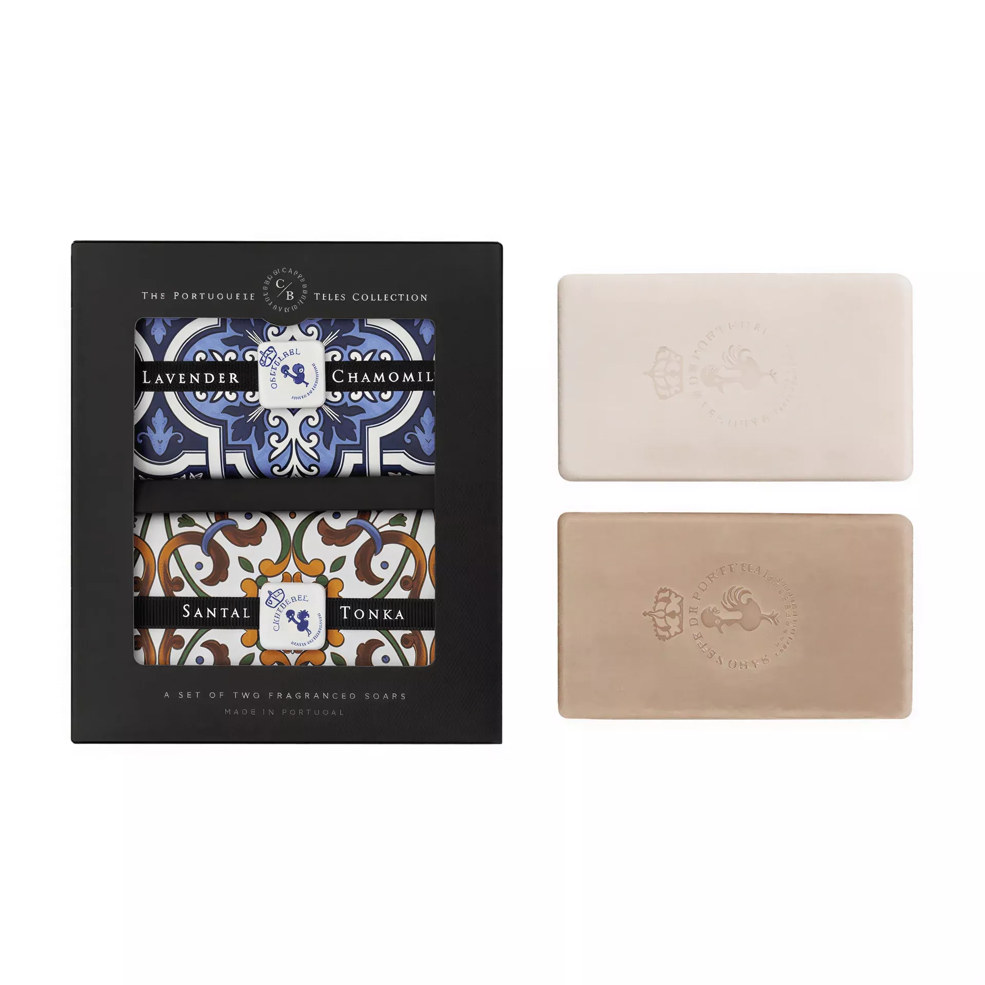 Castelbel Tile Lavender Chamomile & Santal Tonka Soap Set-2x200gr