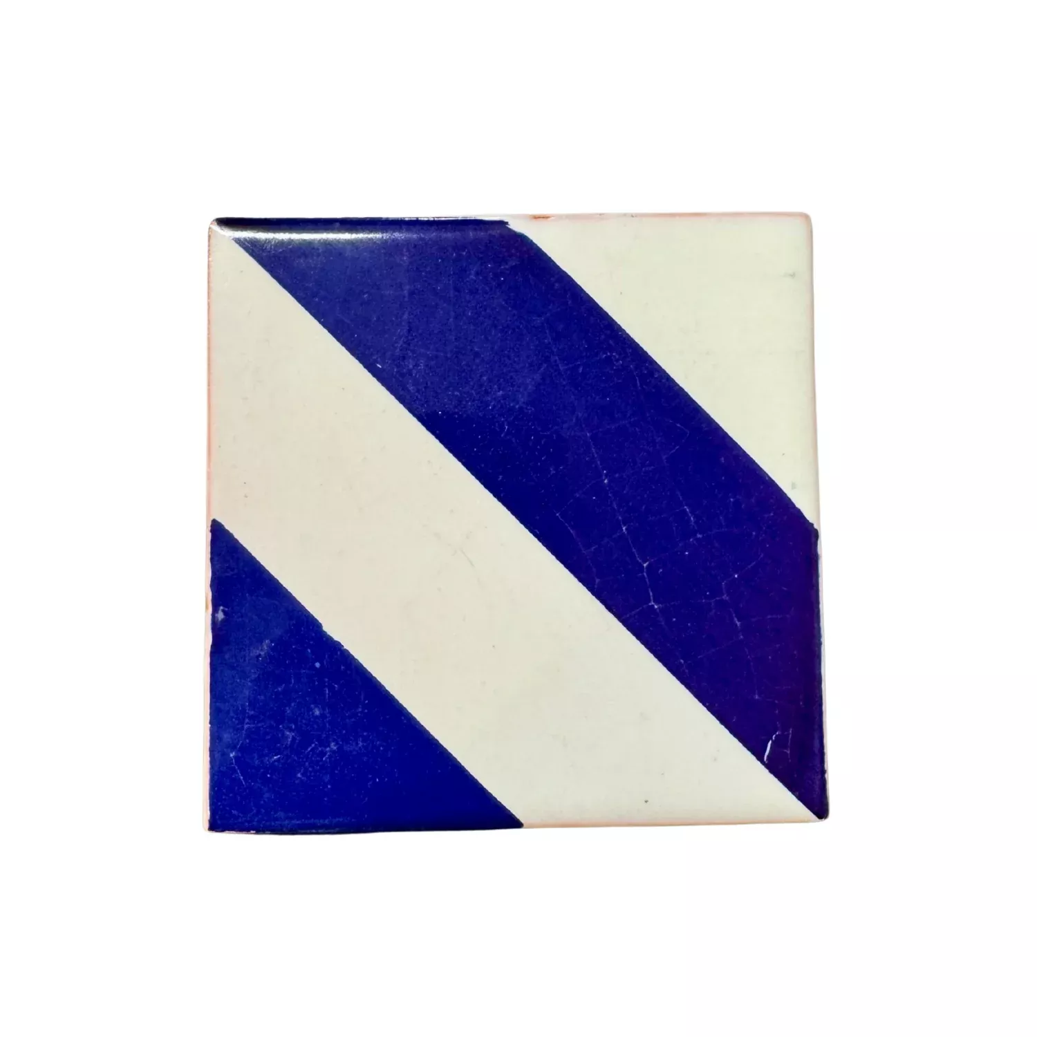 Cerâmica Vieira Hand-Crafted Tile Striped Pattern