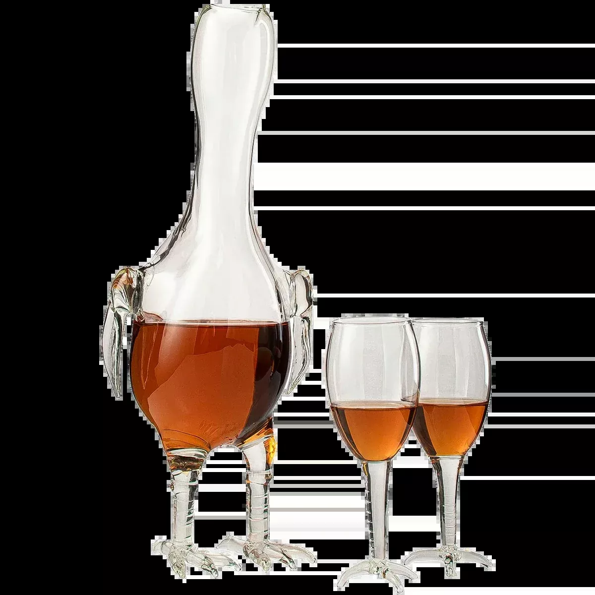 Chicken Whiskey Decanter Premium Barware Gift Elegant Drinkware Collection
