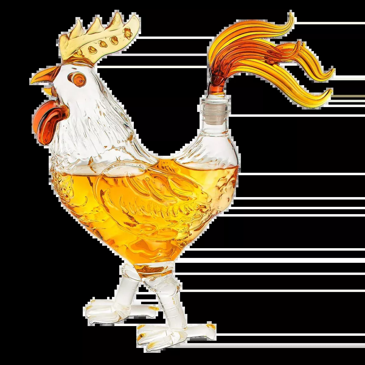 Chicken Whiskey And Wine Decanter Premium Barware Gift Elegant Drinkware Collection