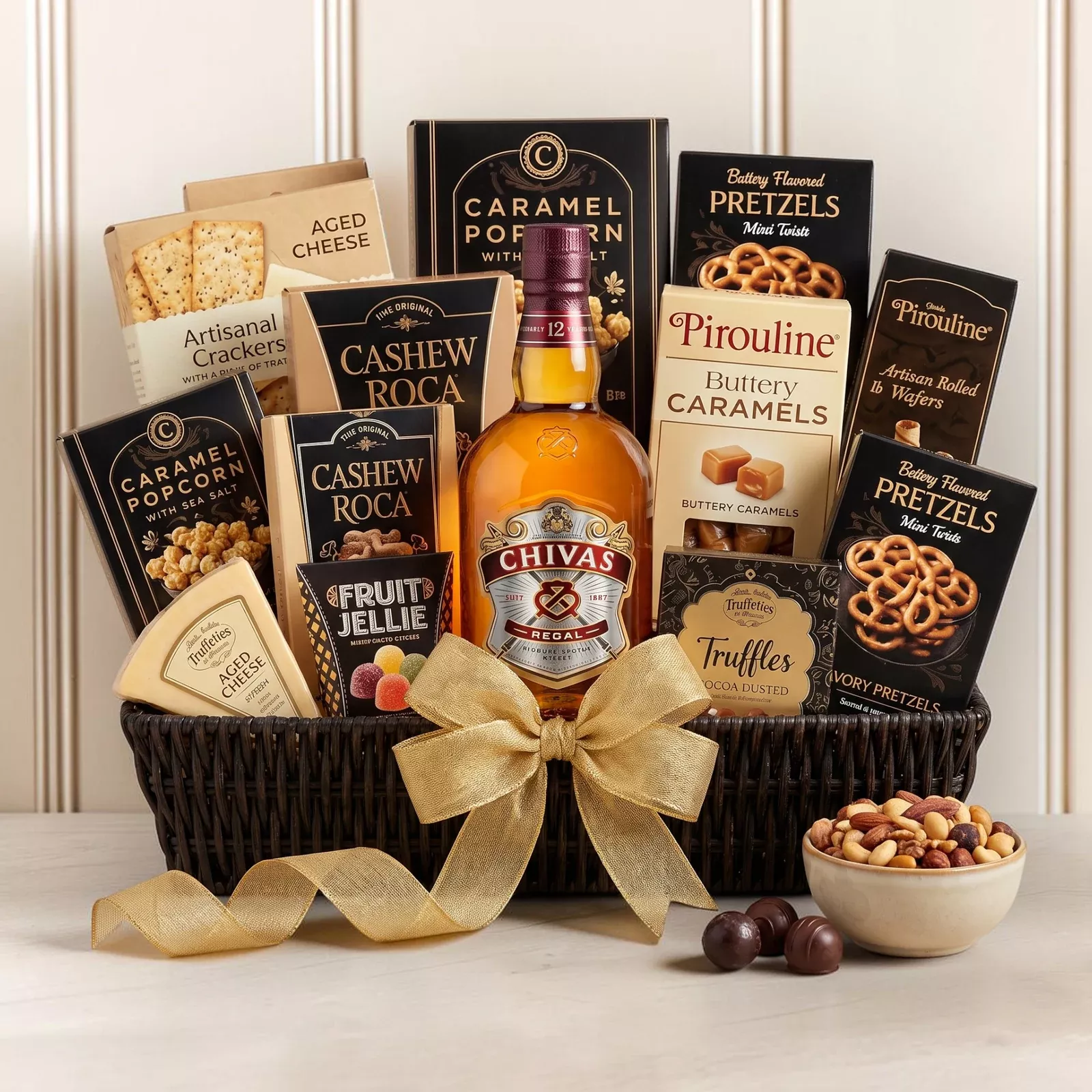 Chivas Regal 12 Year Scotch Whisky Gift Basket