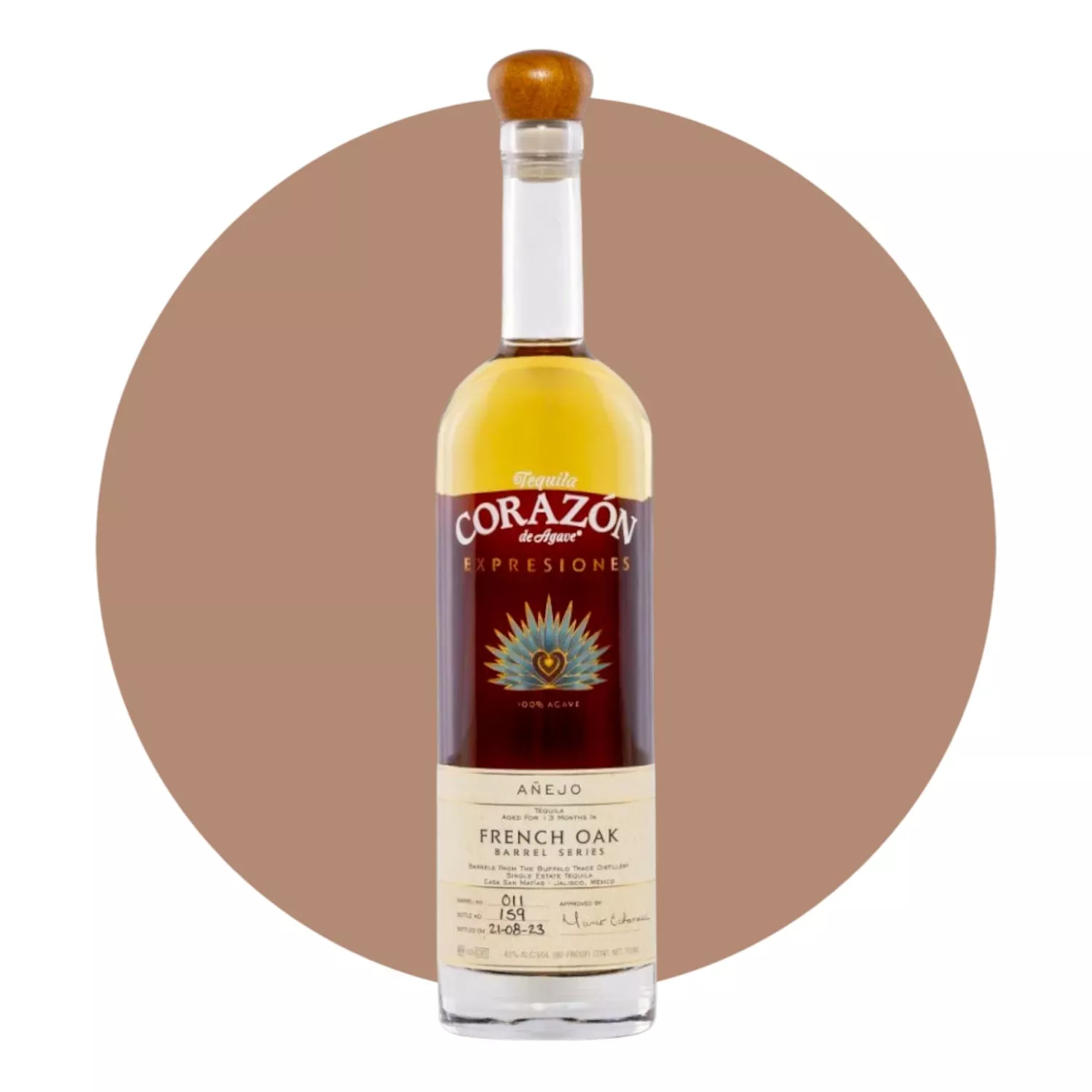 Corazon Expresiones French Oak BarrelSeries Anejo Tequila