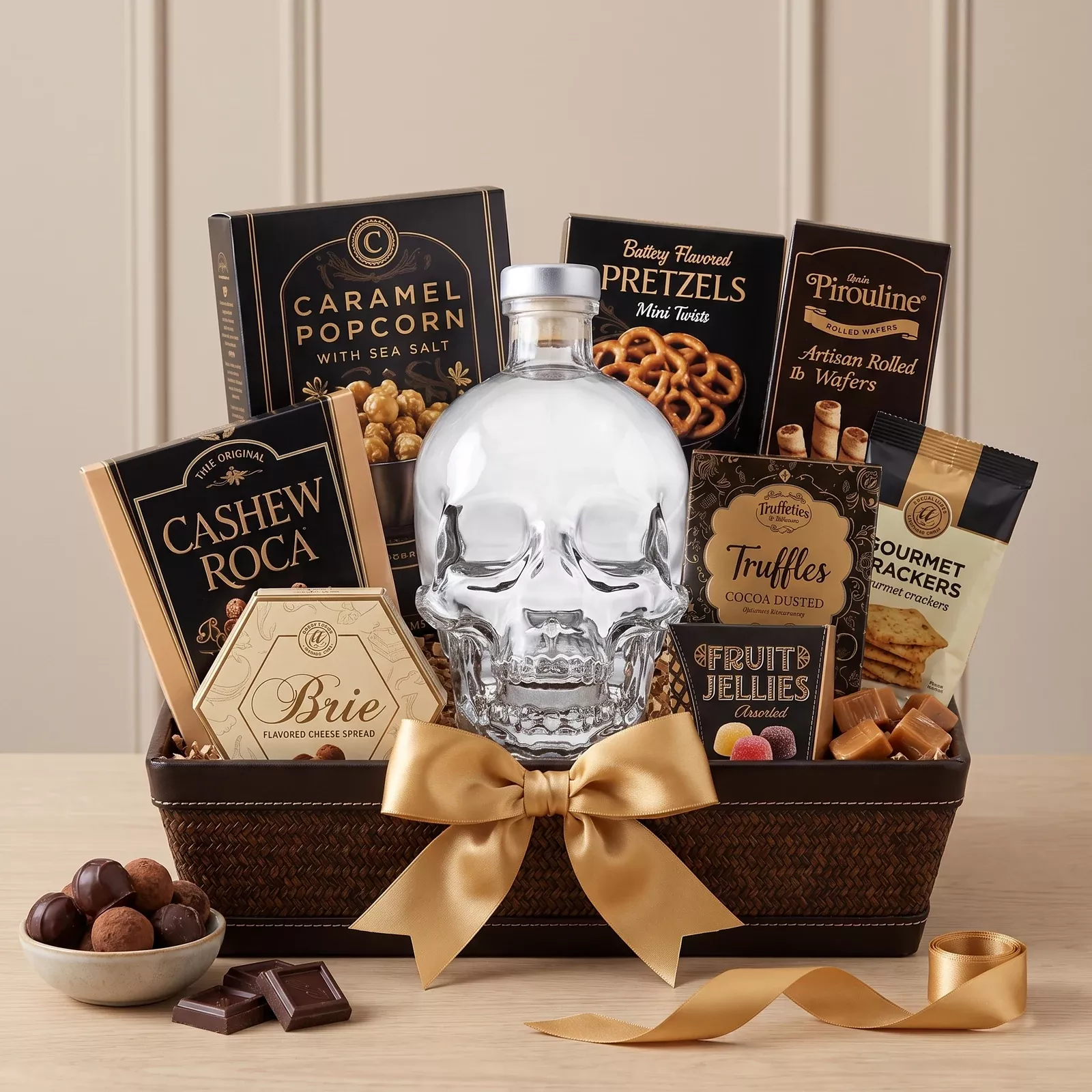 Crystal Head Skull Vodka Gift Basket by Dan Aykroyd