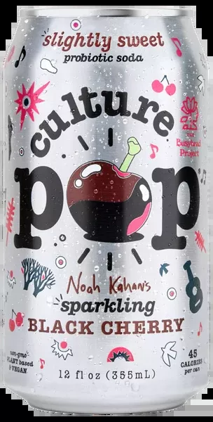 Culture Pop Black Cherry Probiotic Soda