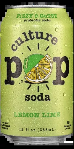 Culture Pop Lemon Lime Probiotic Soda