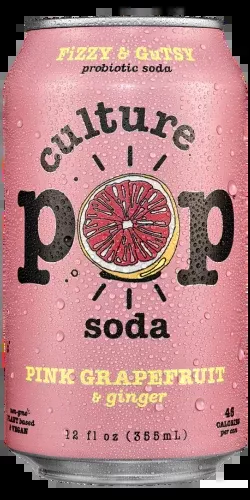 Culture Pop Pink Grapefruit Probiotic Soda