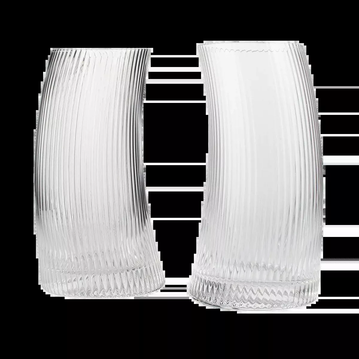 Curvy Cocktail Glasses Gift Premium Barware Gift Elegant Drinkware Collection