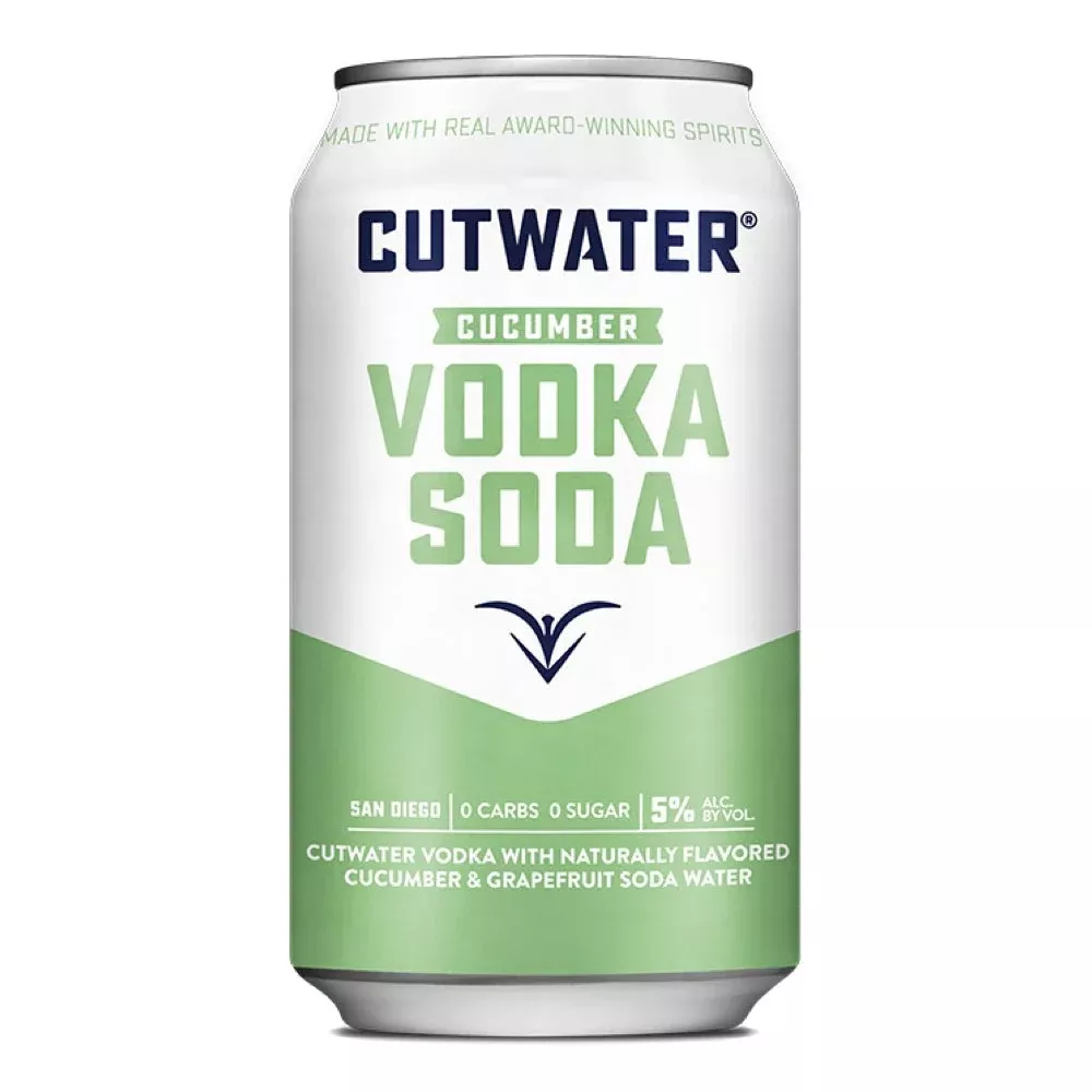 Cutwater Cucumber Vodka Soda Cocktail 4pk