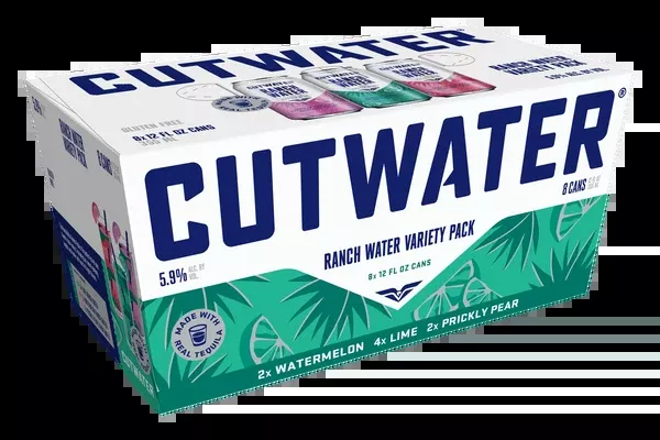 Cutwater Ranch Water Variety Pack 24 12oz cans