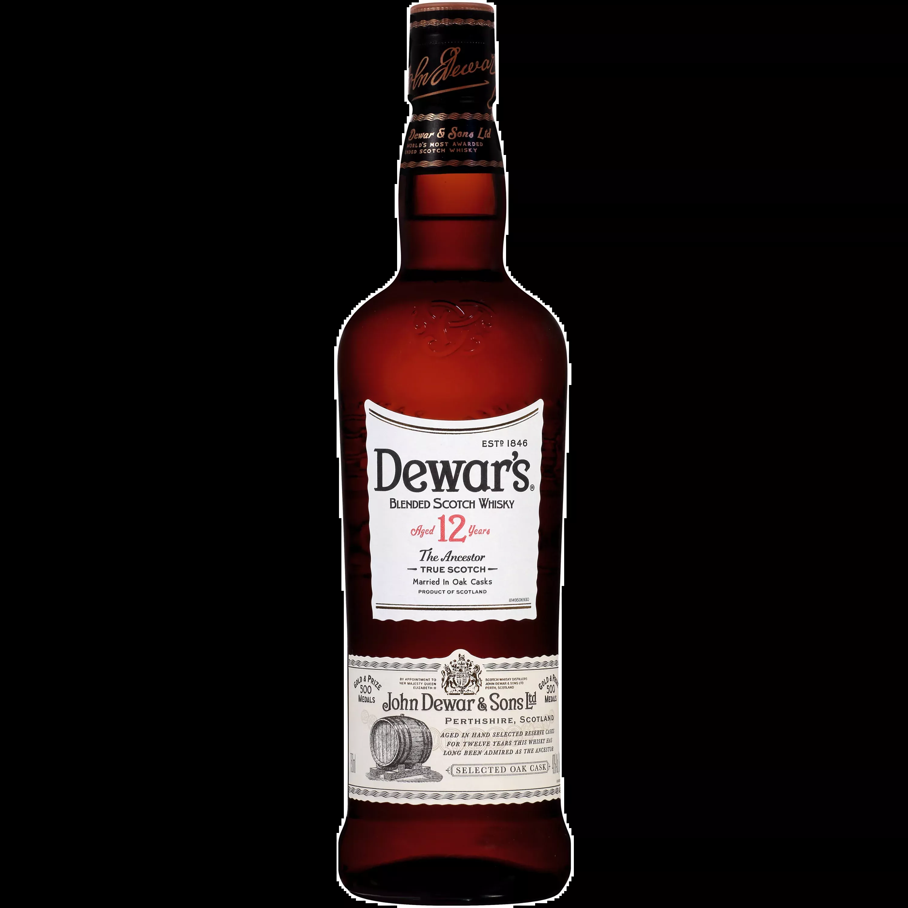 Dewar's 12 Year Blended Scotch Whisky