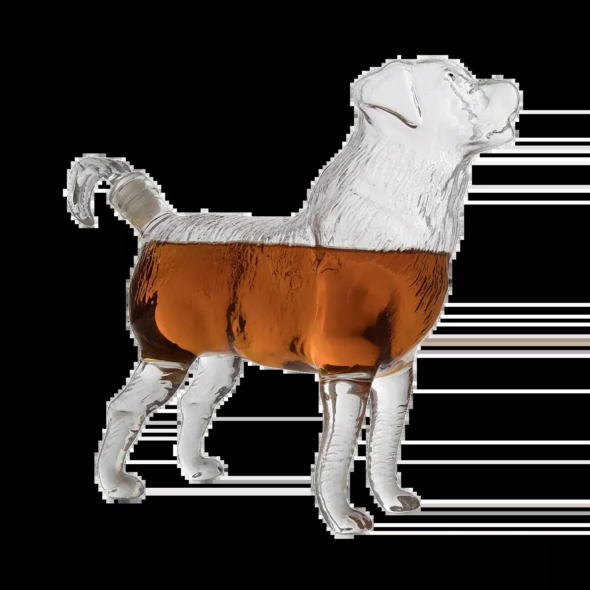 Dog Shaped Whiskey Decanter Premium Barware Gift Elegant Drinkware Collection