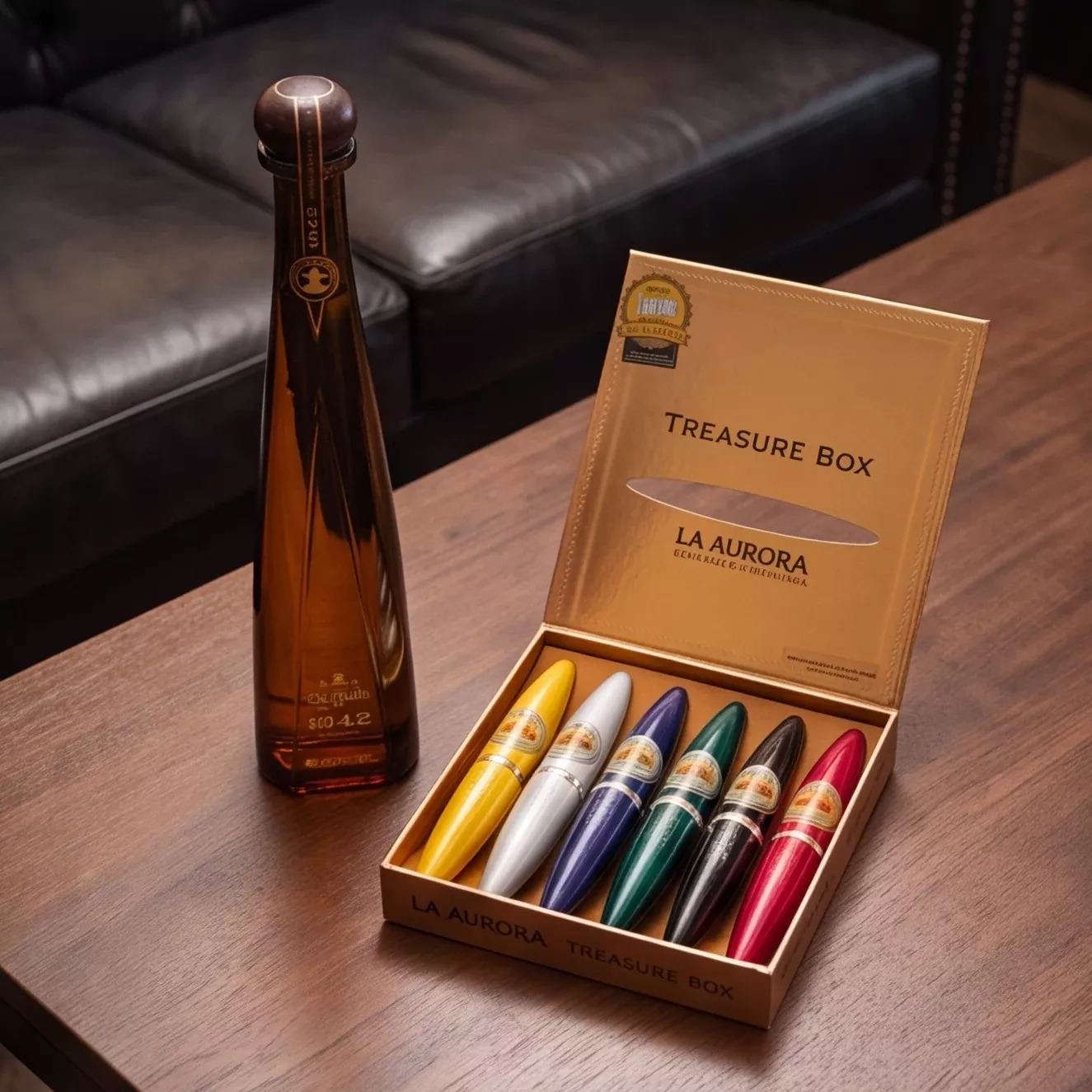 Don Julio 1942 Anejo Tequila & La Aurora Cigar Pairing Gift Set