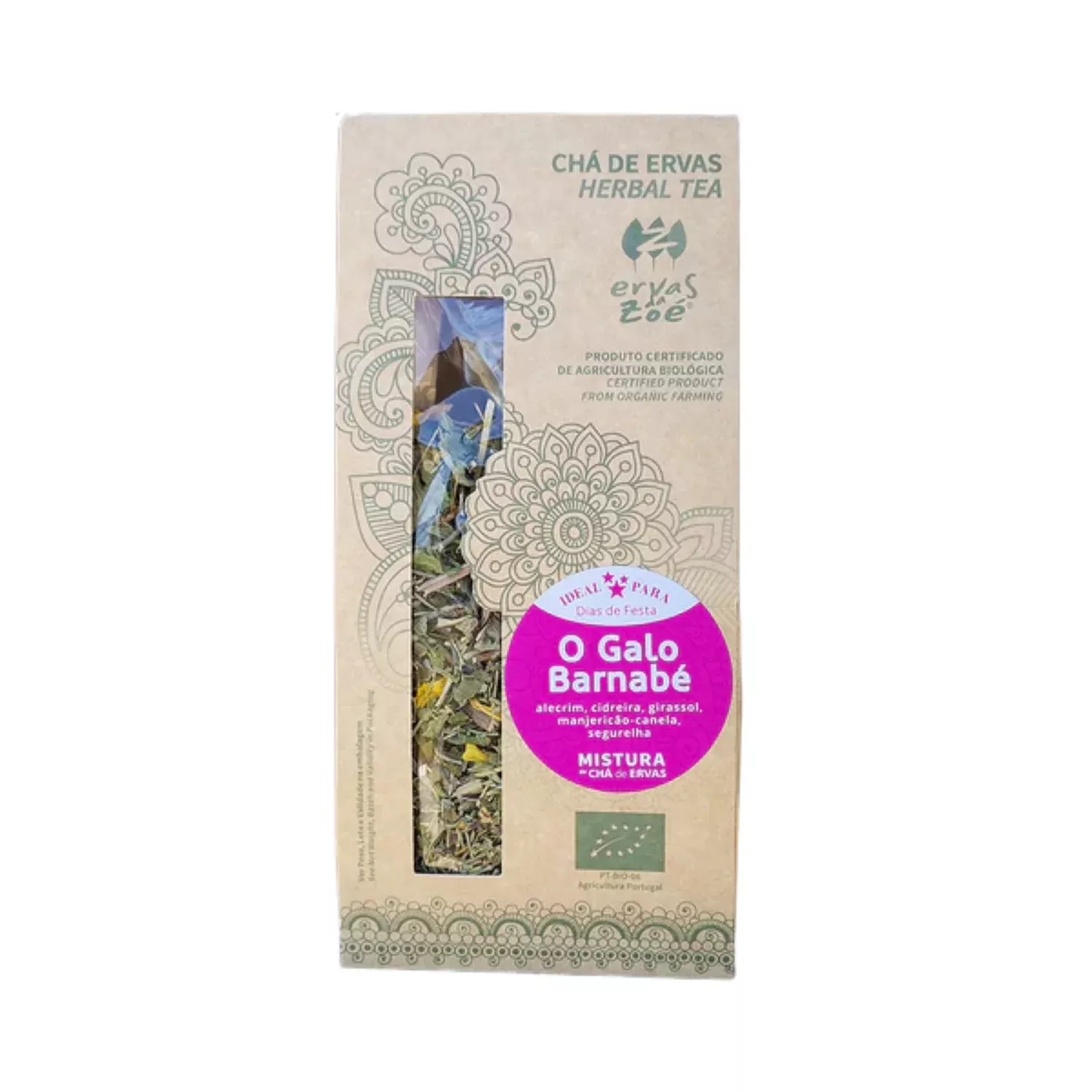 Ervas da Zoe Herbal Tea Blend - O Galo Barnabé (Barnabé the Rooster)