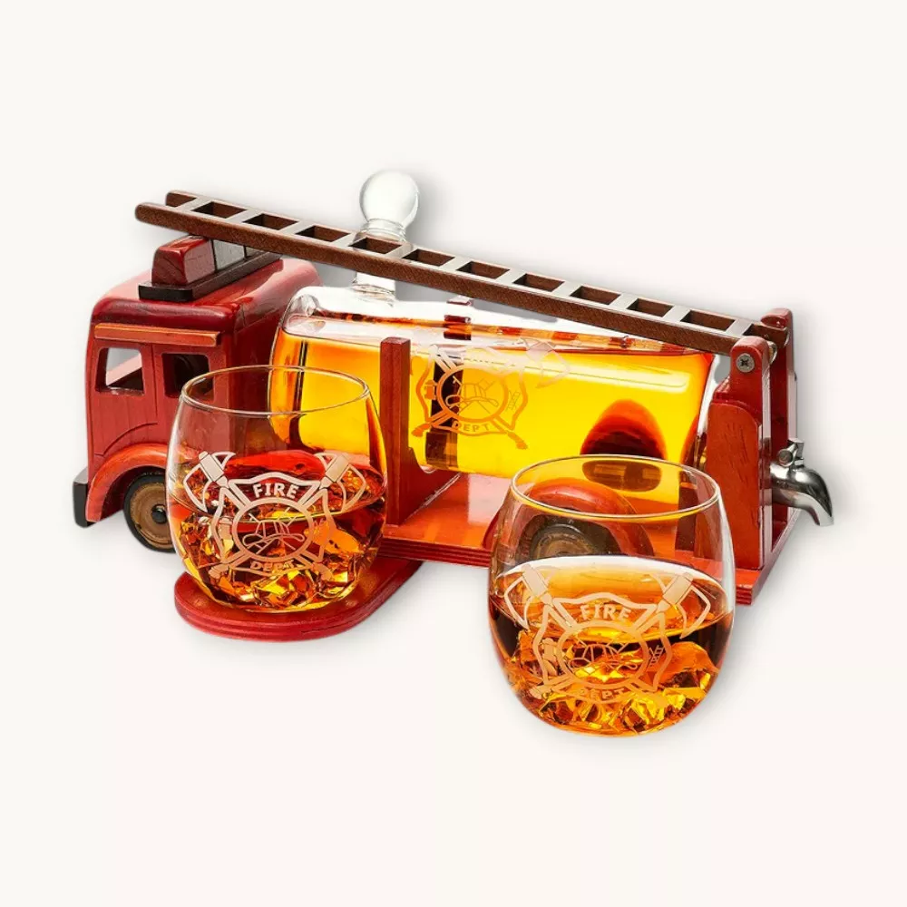 Firetruck Decanter
