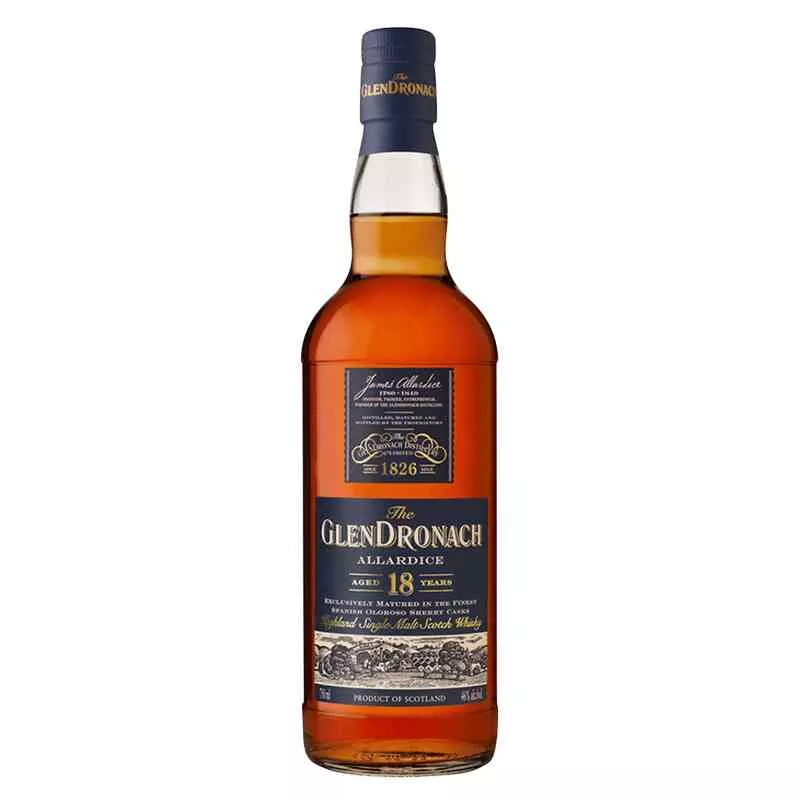 Glendronach – 18 Yrs Single Malt 750mL