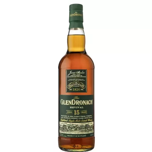 The GlenDronach Single Malt Scotch Whisky Revival Aged 15 Years