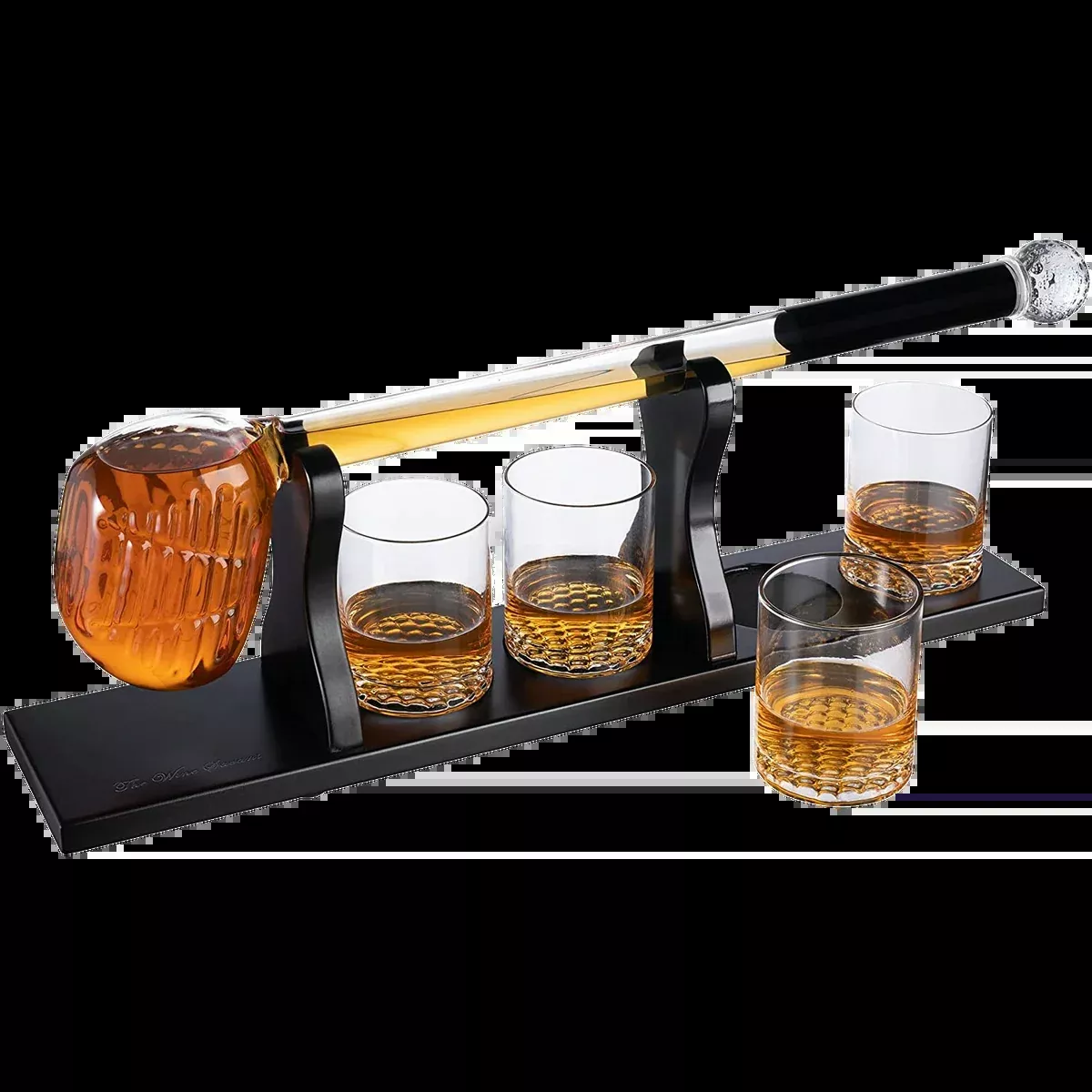 Golf Club Whiskey Decanter Premium Barware Gift Elegant Drinkware Collection
